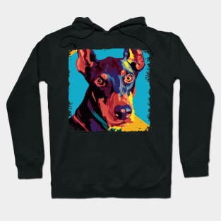 Doberman Pinscher Pop Art - Dog Lover Gifts Hoodie